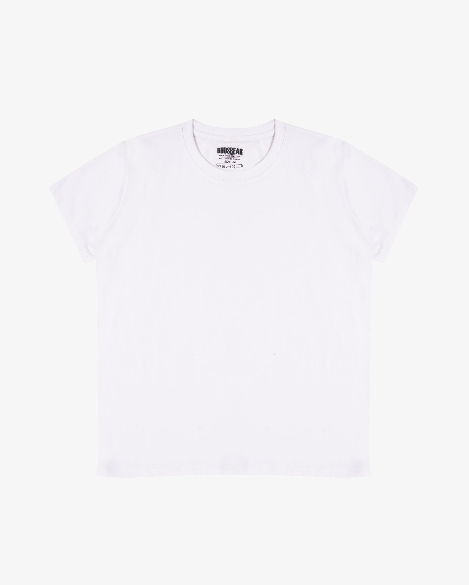 COMFORT-FIT COTTON WHITE T-SHIRT