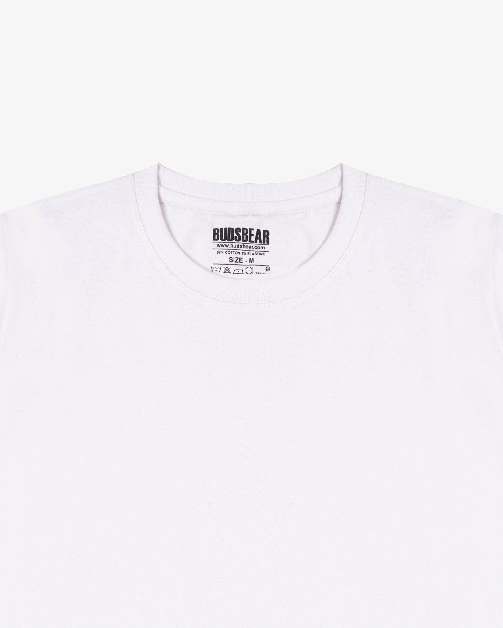 COMFORT-FIT COTTON WHITE T-SHIRT