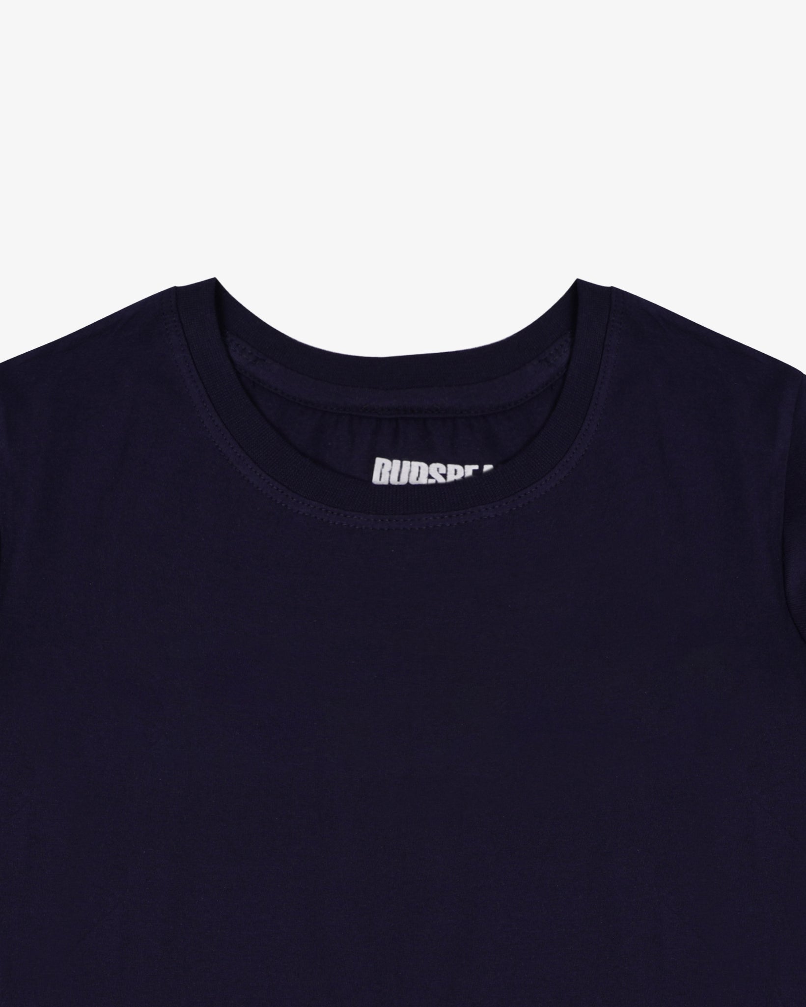 COMFORT-FIT COTTON PLAIN NAVY BLUE T-SHIRT