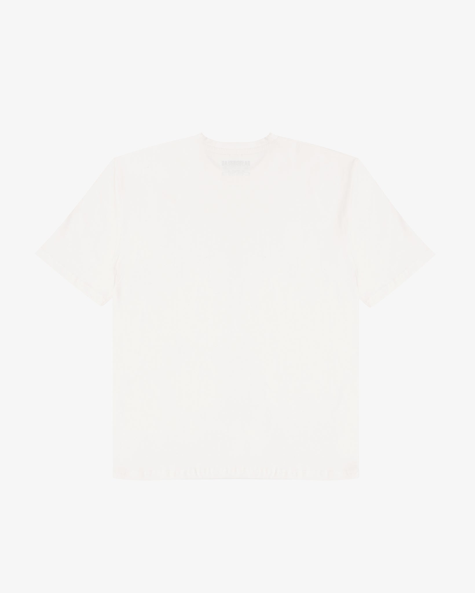 OVERSIZED-FIT COTTON PLAIN OFF-WHITE T-SHIRT