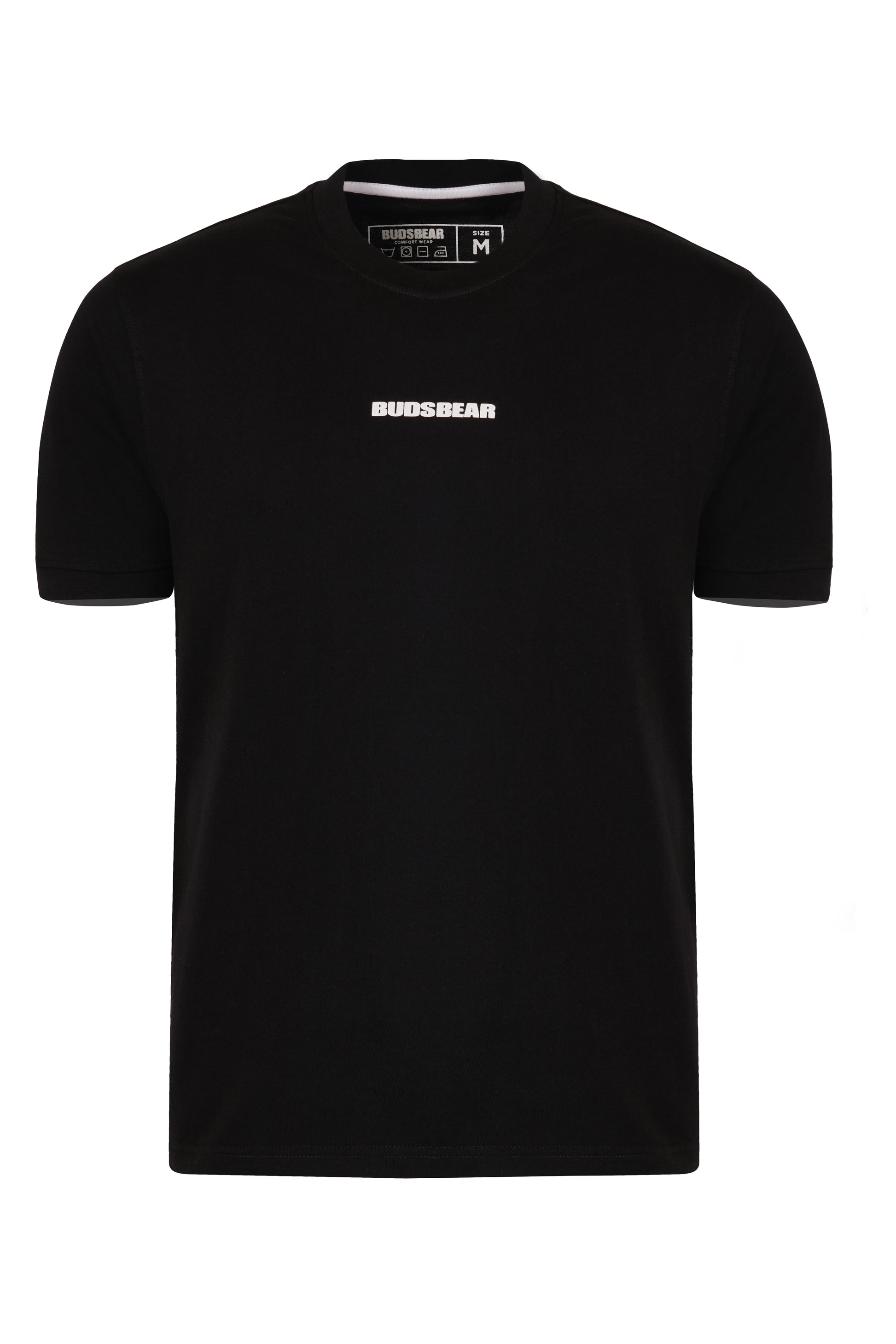 COMFORT-FIT COTTON T-SHIRT WITH RIBBED SLEEVES AND PUFF PRINTED LOGO